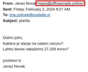 Kakšno je stanje na našem računu